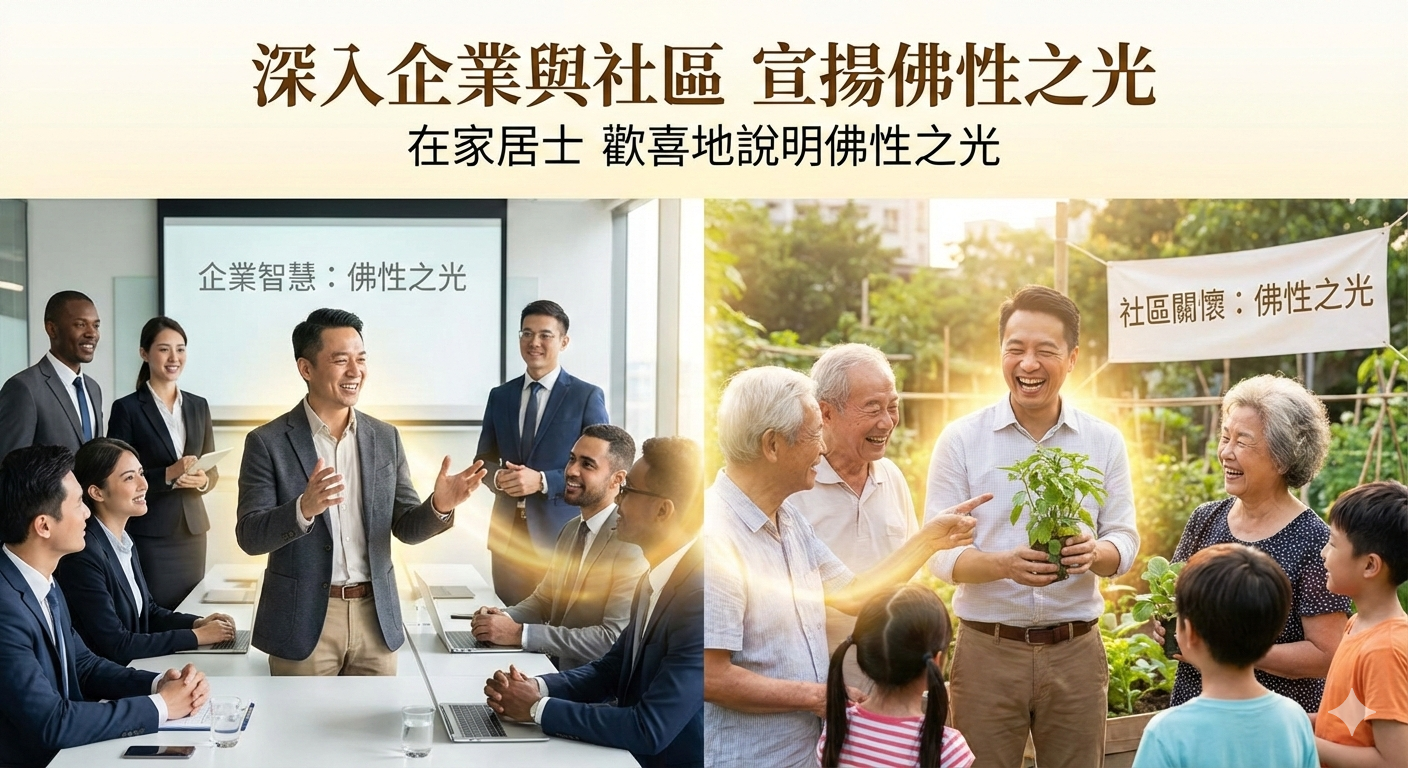 深入企業與社區 宣揚佛性之光